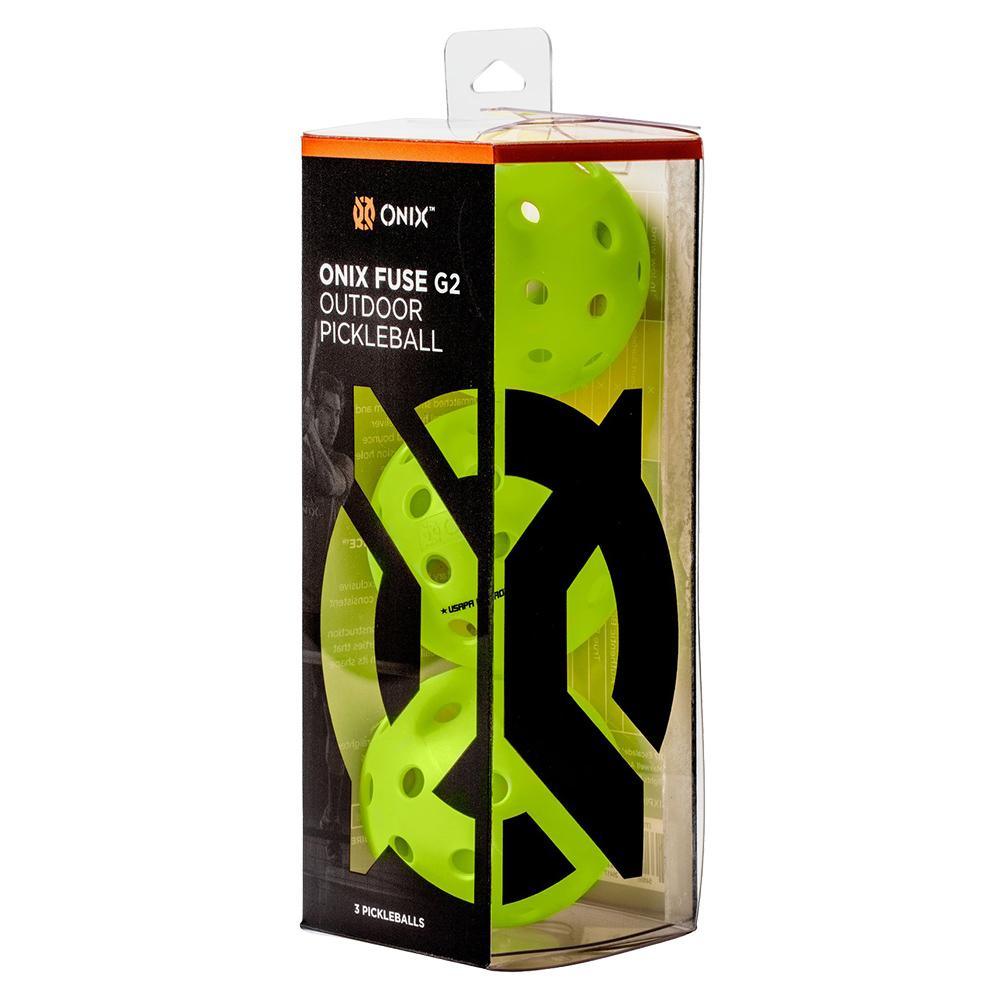Fuse G2 Outdoor Pickleballs Neon 3-Pack Pickleballs ONIX