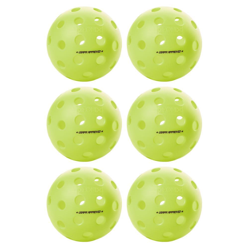 Fuse G2 Outdoor Pickleballs Neon 6-Pack Pickleballs ONIX