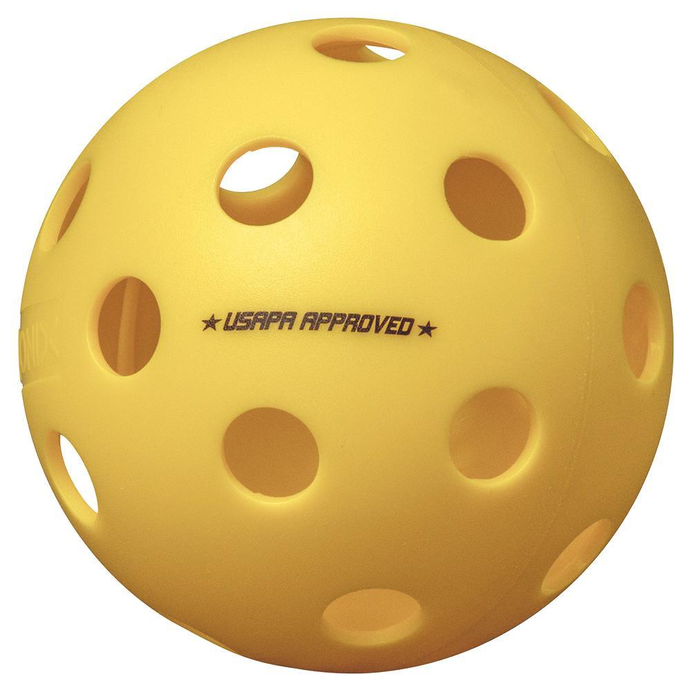 Fuse Indoor Pickleballs Yellow 6-Pack Pickleballs ONIX