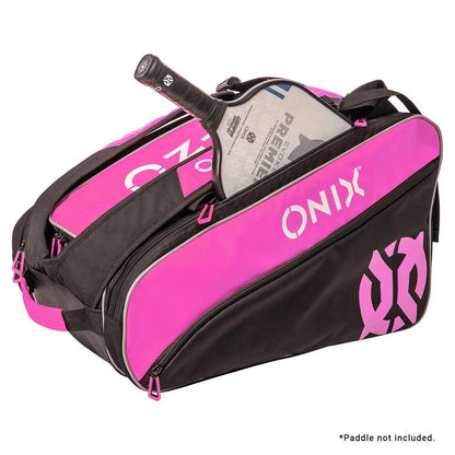 Pro Team Pickleball Paddle Bag Pink and Black Pickleball Bags And Backpacks ONIX