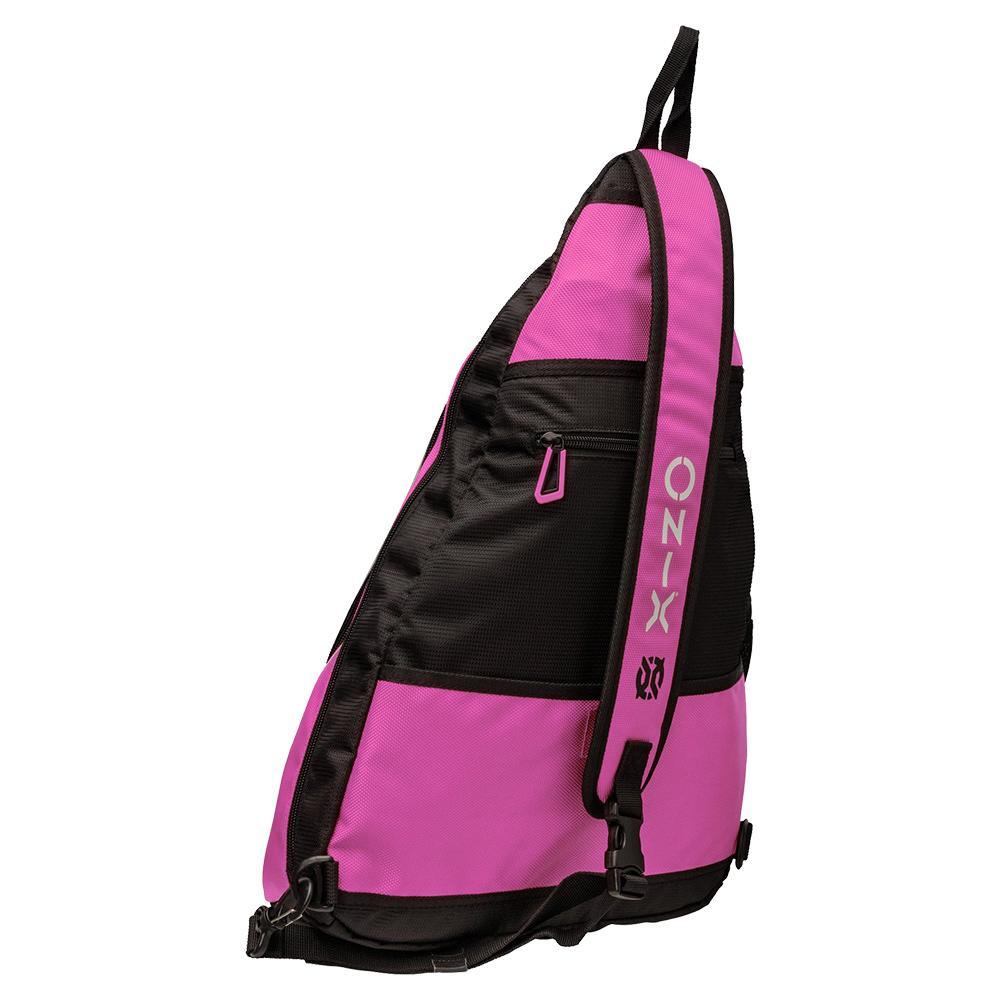 Pro Pickleball Sling Bag Pink and Black Pickleball Bags And Backpacks ONIX