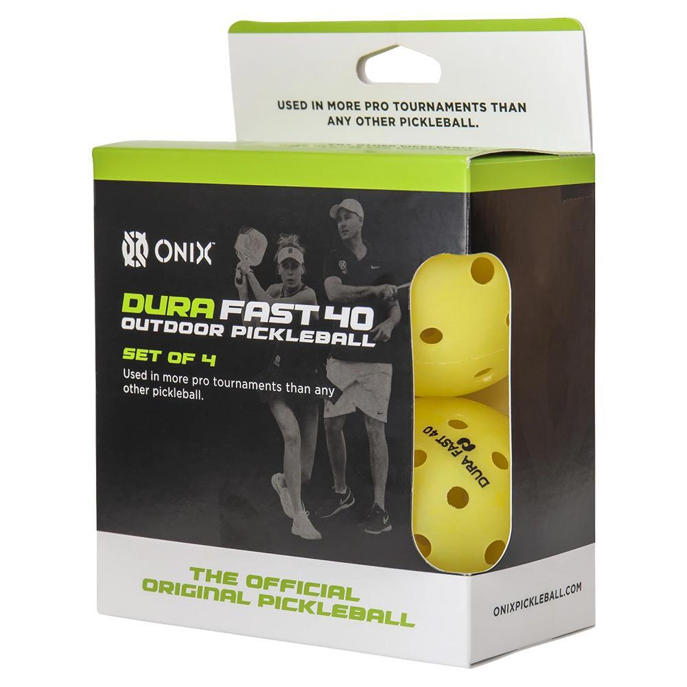 Dura Fast 40 Outdoor Pickleball 4-Pack PICKLEBALLS ONIX
