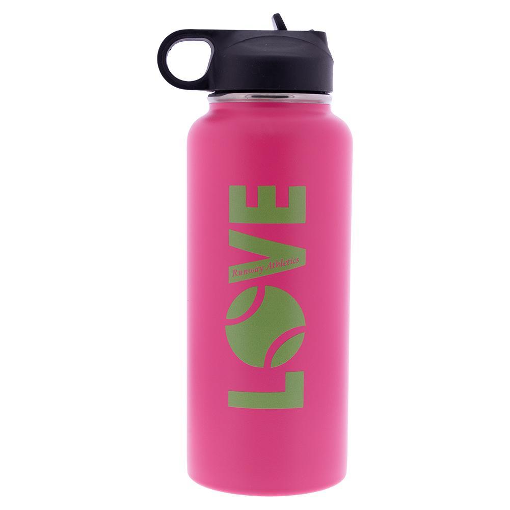 Love Water Bottle Pink Other Accessories RUNWAY ATHLETICS
