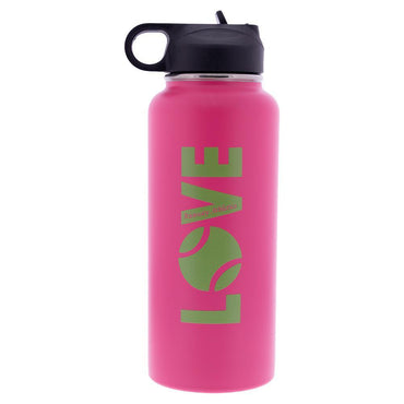 Love Water Bottle Pink Other Accessories RUNWAY ATHLETICS