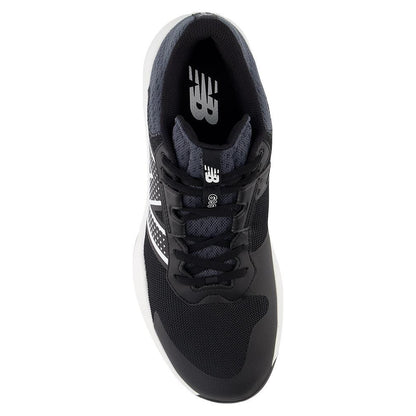 Men`s 696v6 2E Width Tennis Shoes Black and White TOP TENNIS SHOES NEW BALANCE