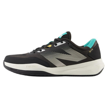 Men`s FuelCell 796v4 2E Width Tennis Shoes Black Cement and Cyber Jade NEW BALANCE
