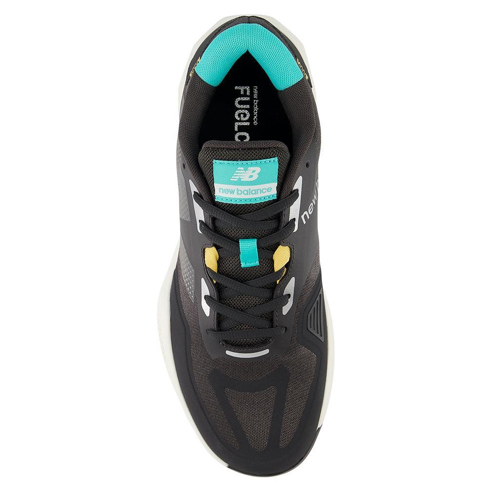 Men`s FuelCell 796v4 2E Width Tennis Shoes Black Cement and Cyber Jade NEW BALANCE
