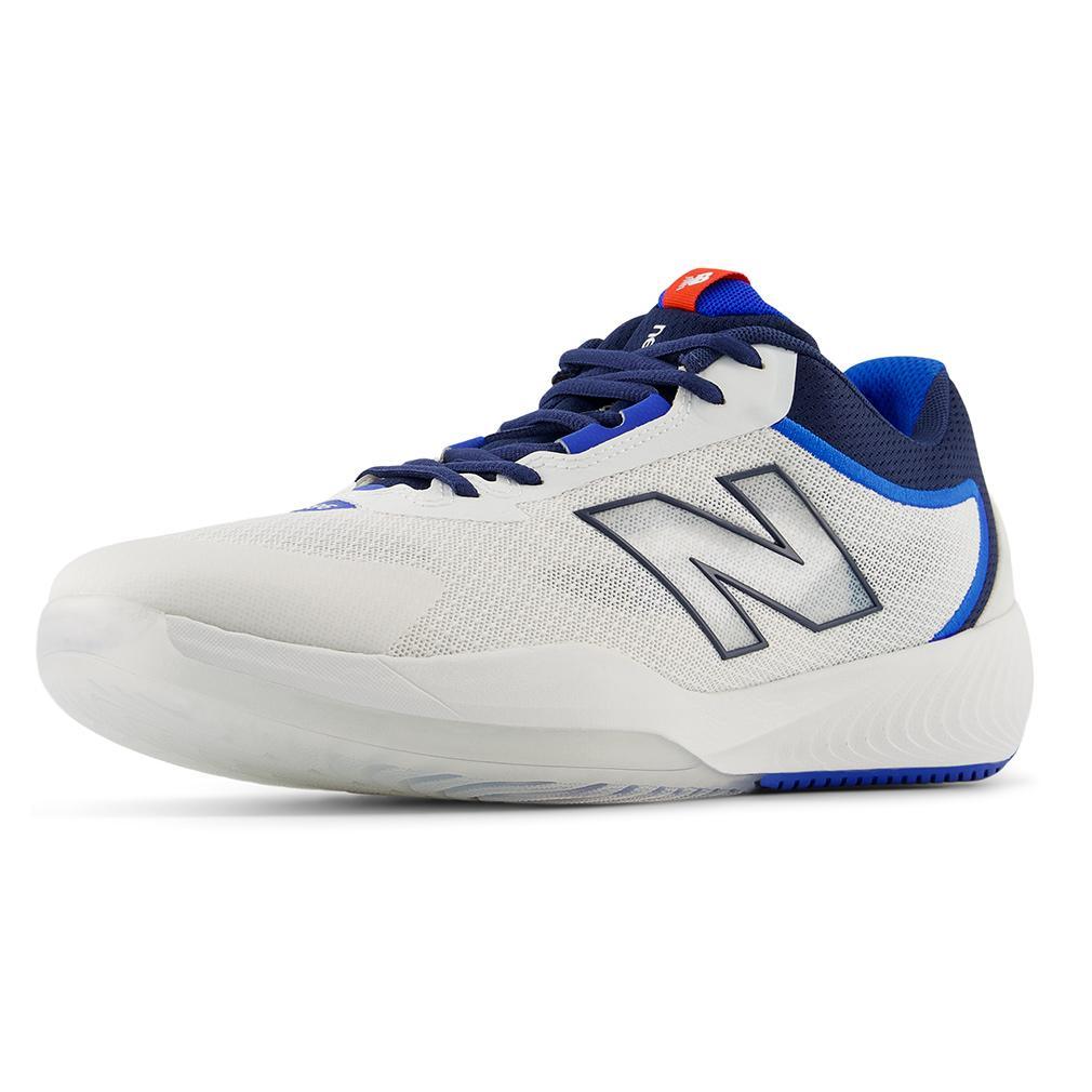 Men's FuelCell 996v6 D Width Pickleball Shoes White and Team Navy Top Tennis Shoes NEW BALANCE