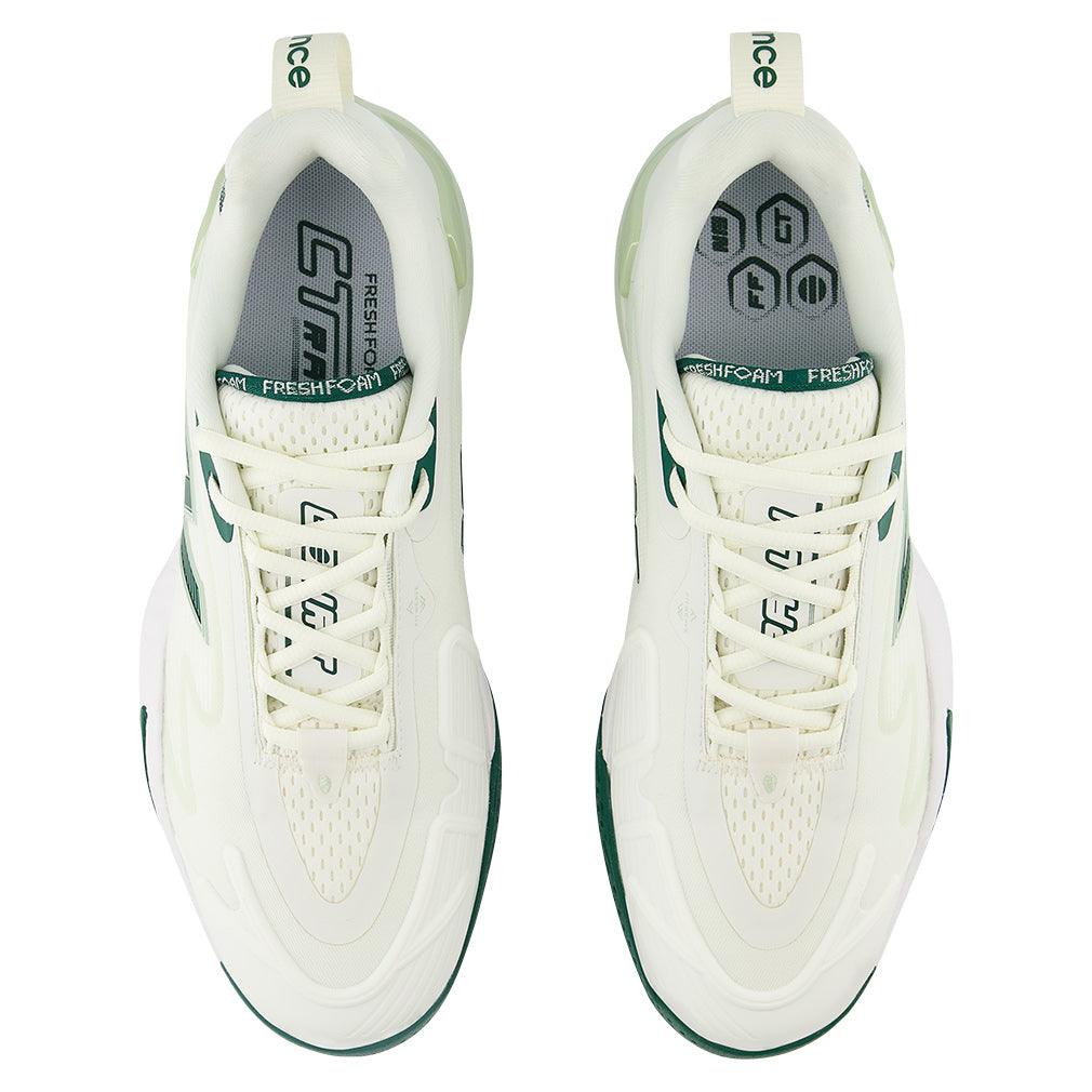 Men`s Fresh Foam X CT-Rally D Width Tennis Shoes Sea Salt and Green NEW BALANCE