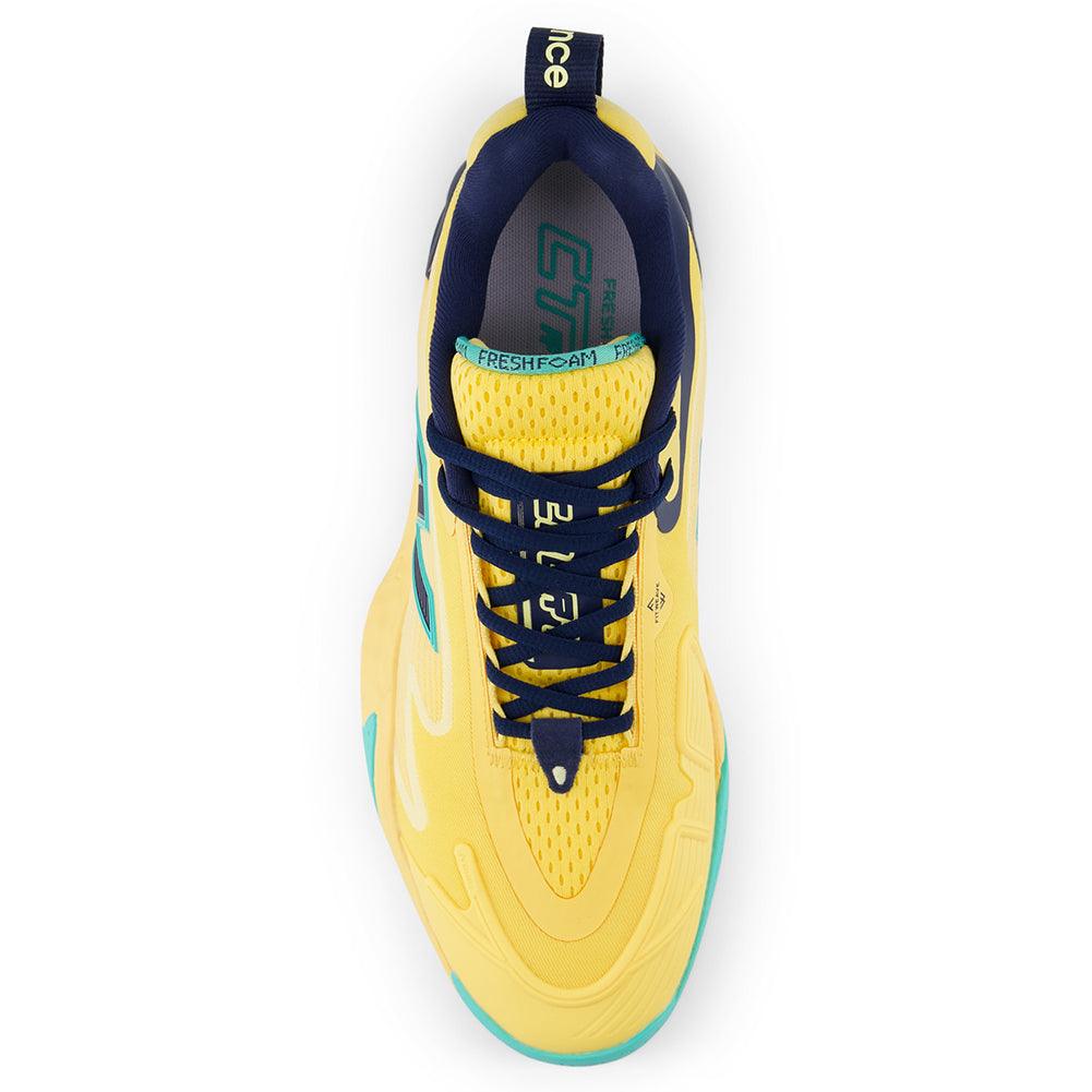 Men`s Fresh Foam X CT-Rally 2E Width Tennis Shoes Clementine and Navy NEW BALANCE