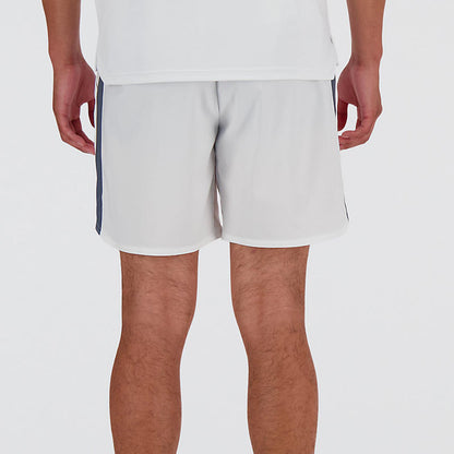 Men's Tournament Tennis Short White Tournament Gear NEW BALANCE M