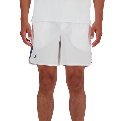 Men's Tournament Tennis Short White Tournament Gear NEW BALANCE