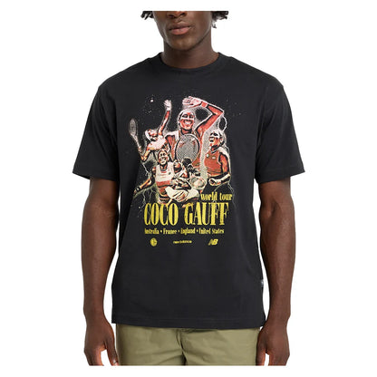 Coco Gauff World Tour Tennis T-Shirt Black NEW BALANCE Black XS