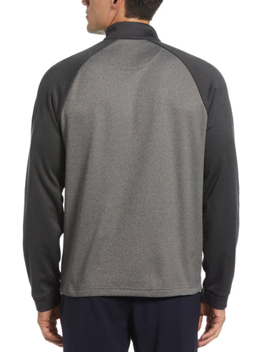 Men's 1/4 Zip Raglan Color Block Pullover