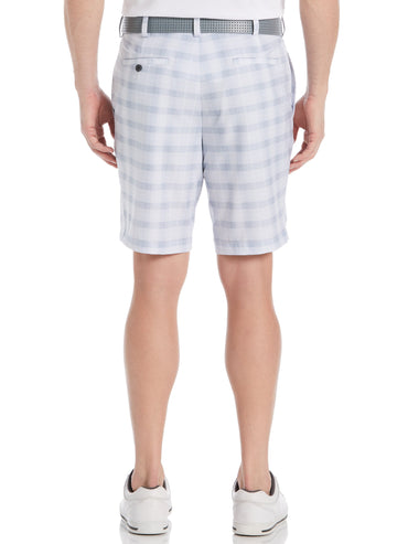 Men's 9" Shadow Plaid Golf Short with Active Waistband