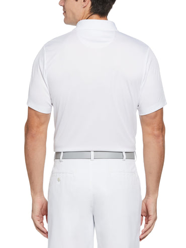 Men's Abstract Ombre Geo Print Golf Polo