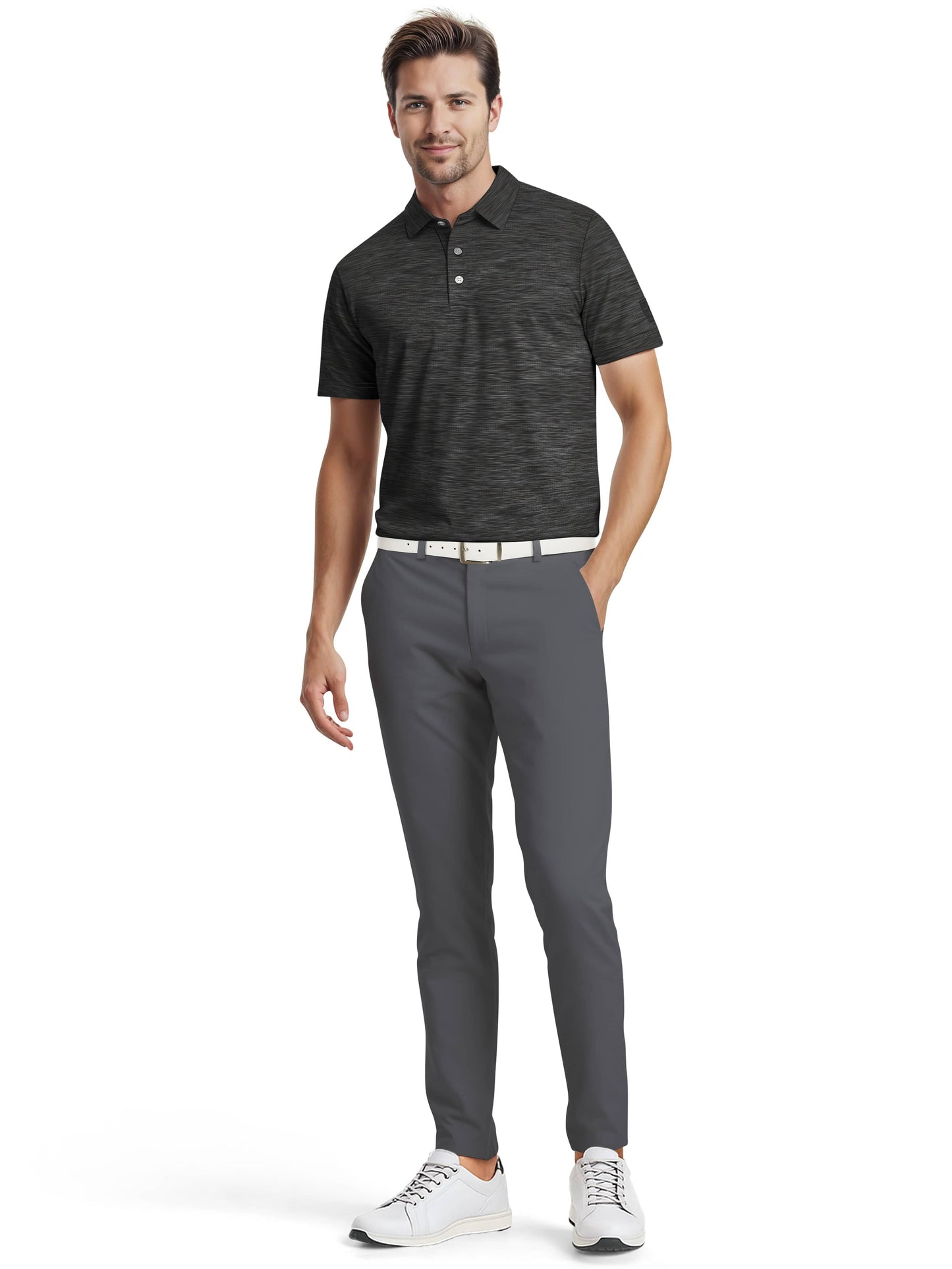 Men's AirFlux™ Jaspe Golf Polo