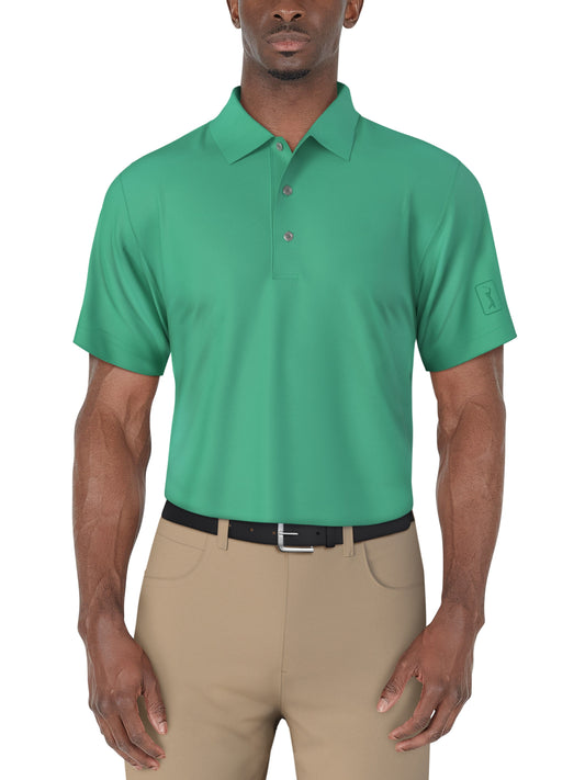 SS Airflux Solid Mesh Polo W/ Rib Collar (Ceramic) 