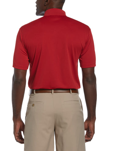 Men's AirFlux™ Solid Golf Polo with Front Pocket