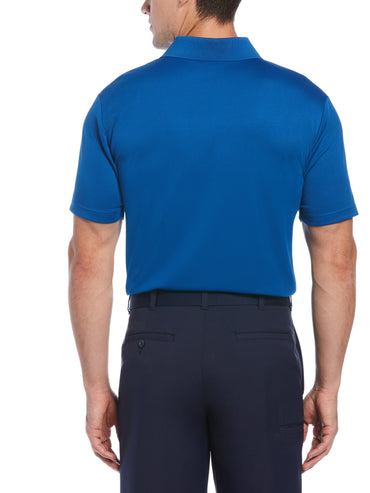 Men's AirFlux™ Solid Golf Polo with Front Pocket