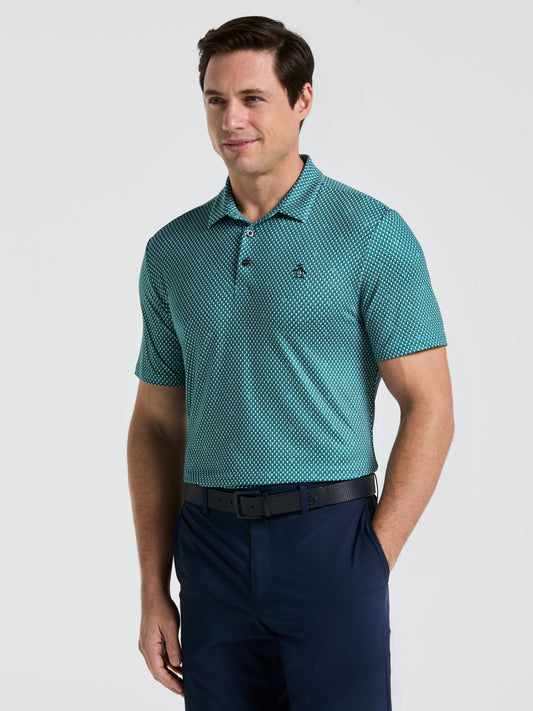 Men's All-Over Micro Bucket Hat Golf Polo