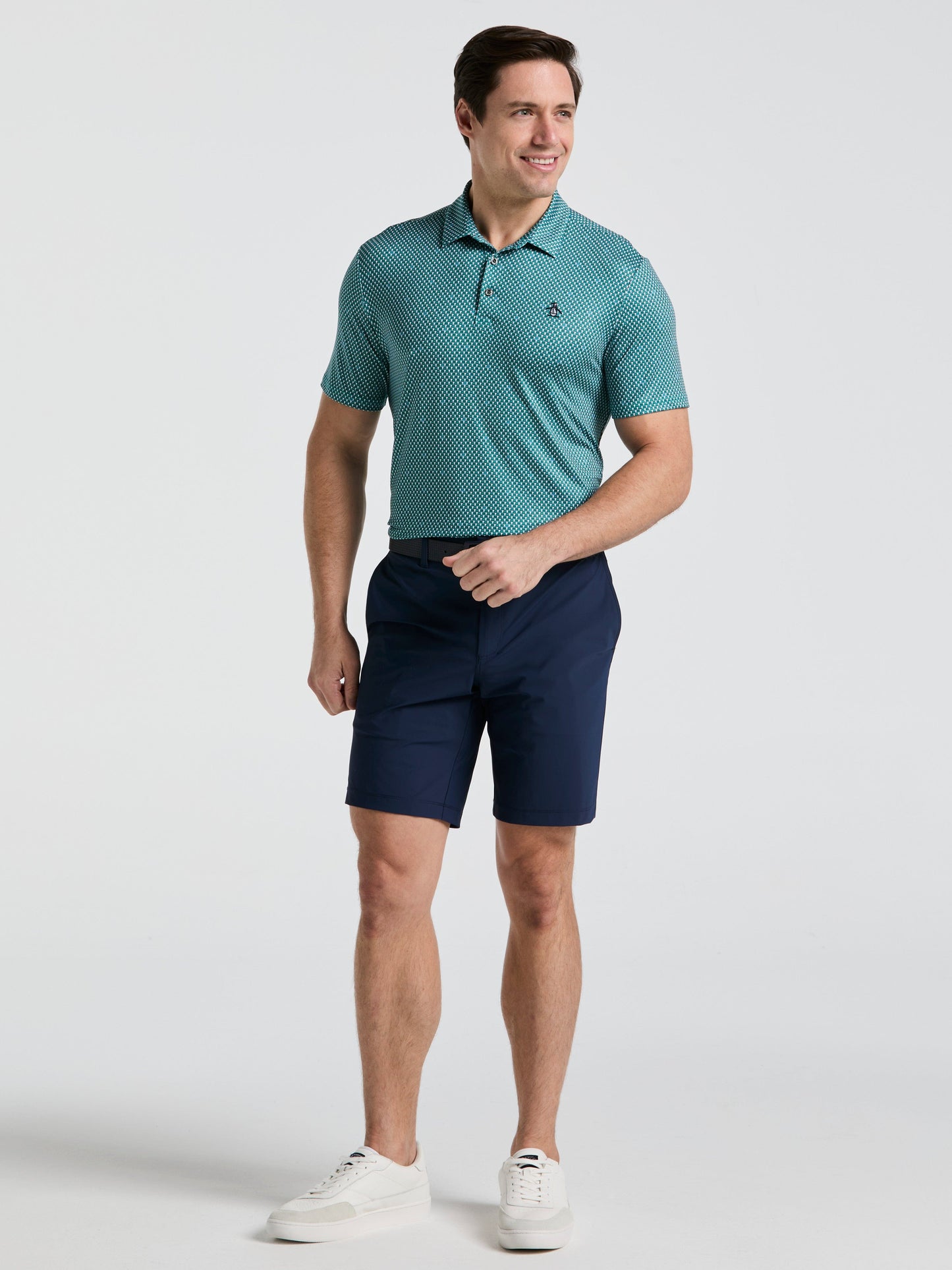 Men's All-Over Micro Bucket Hat Golf Polo