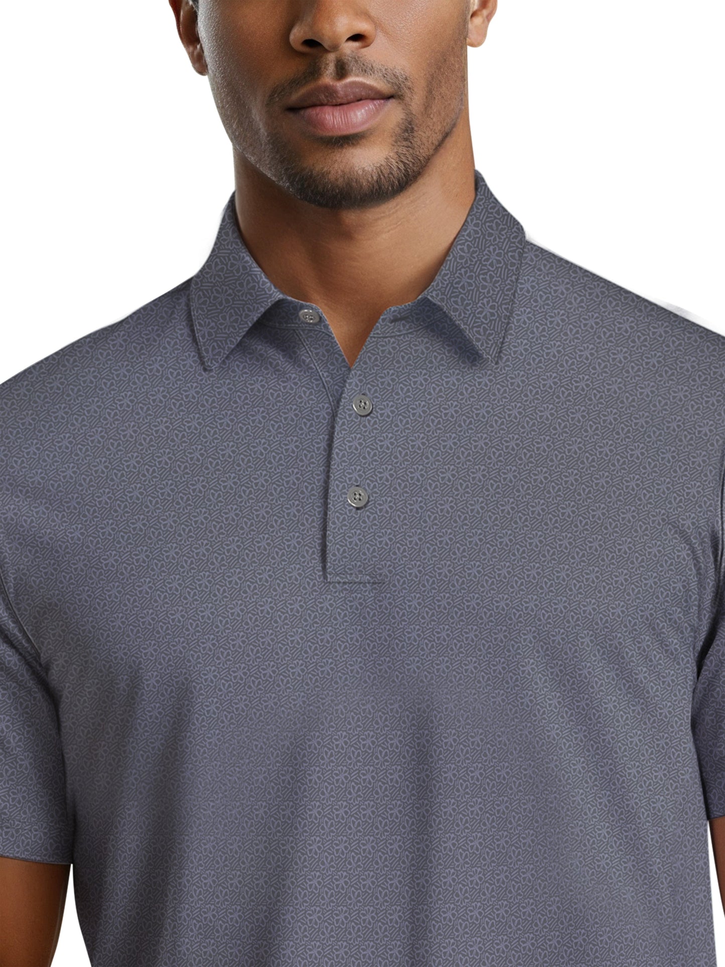 Men's All Over Tropical Floral Polo