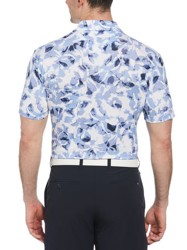 Men's All Over Tye Dye Golf Print Polo Shirt