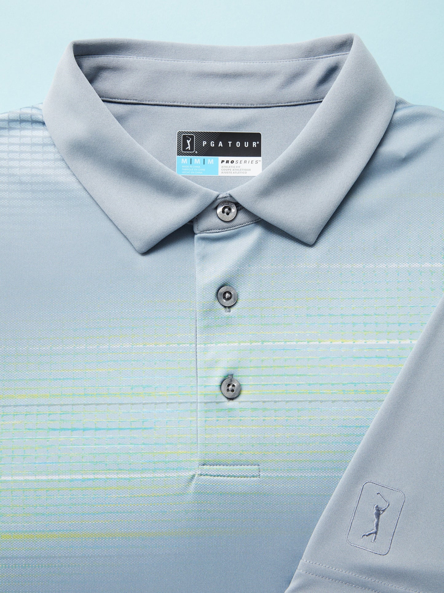 Men's Amplified Space Dye Golf Polo