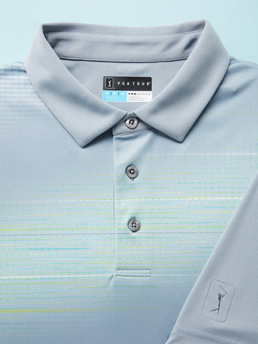 Men's Amplified Space Dye Golf Polo