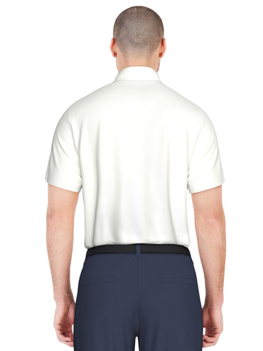 Men's Asymmetric Linear Print Golf Polo