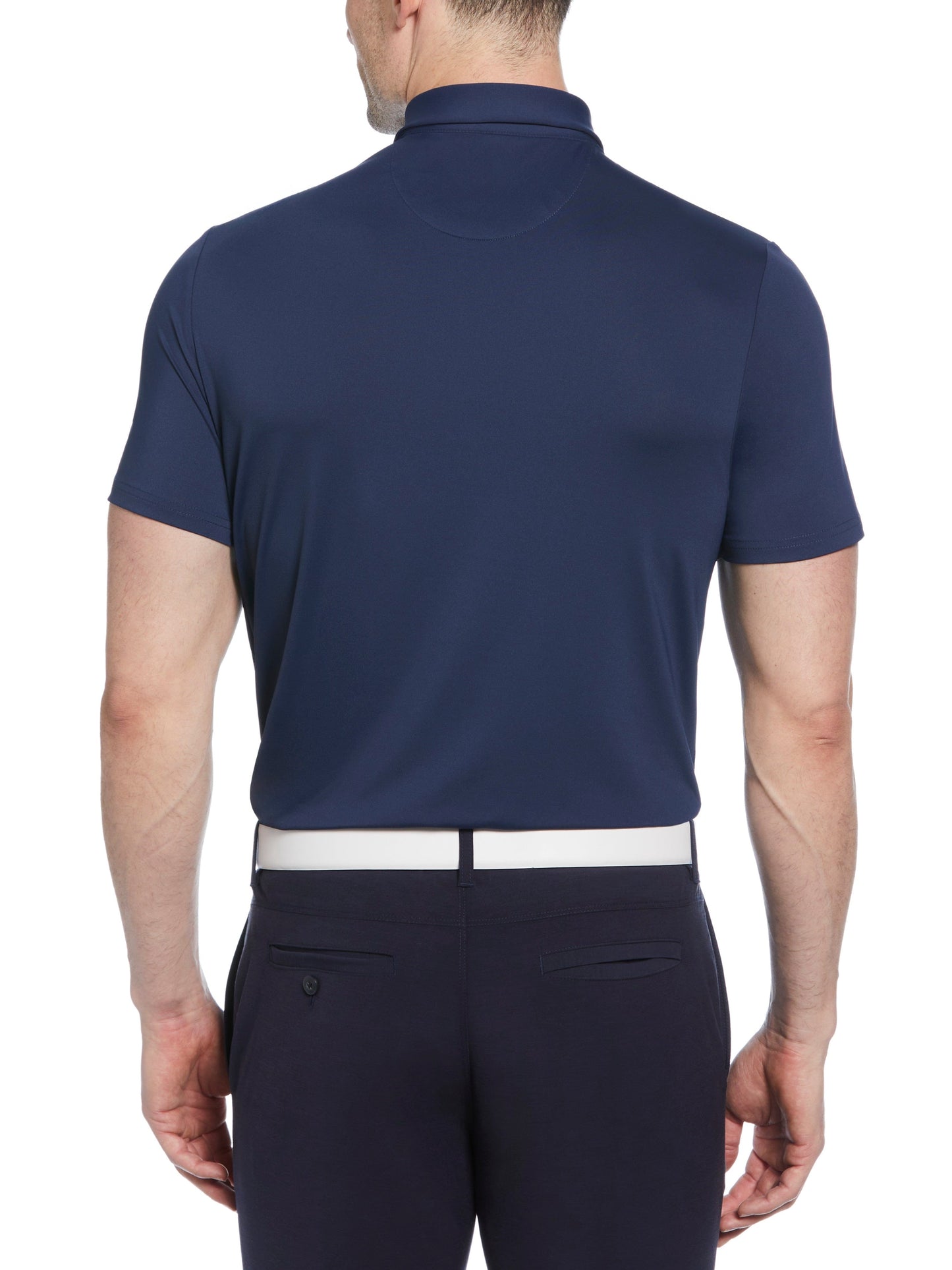 Men's Asymmetrical Pete Gingham Color Block Polo