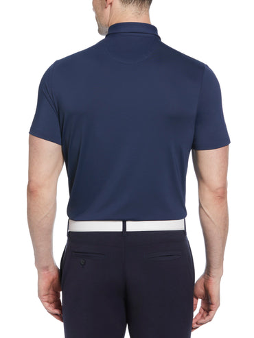 Men's Asymmetrical Pete Gingham Color Block Polo