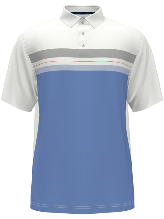 Men's Chest Stripe Golf Polo
