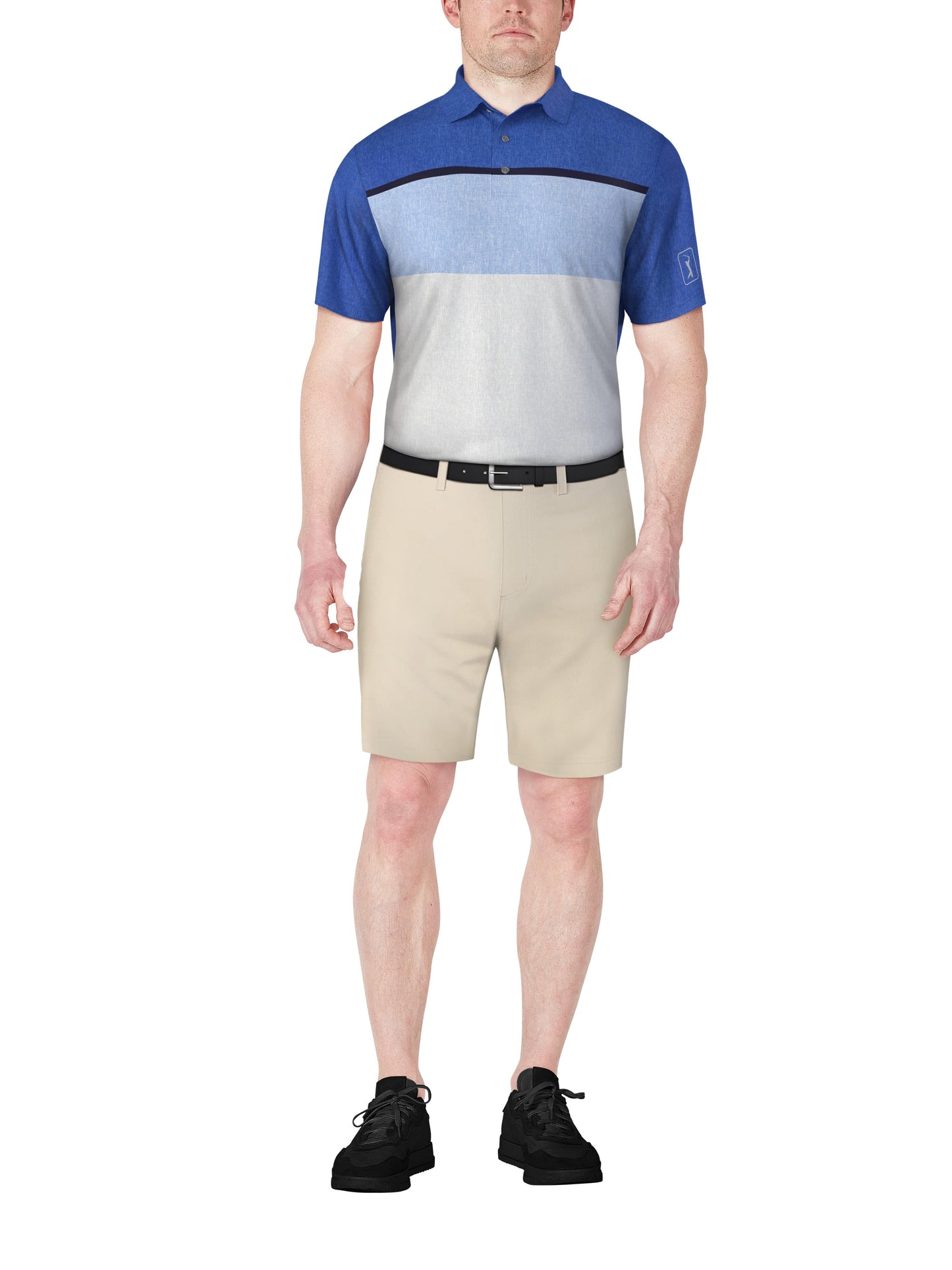 Men's Color Block Golf Polo