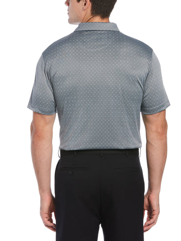 Men's Diamond Jacquard Golf Polo