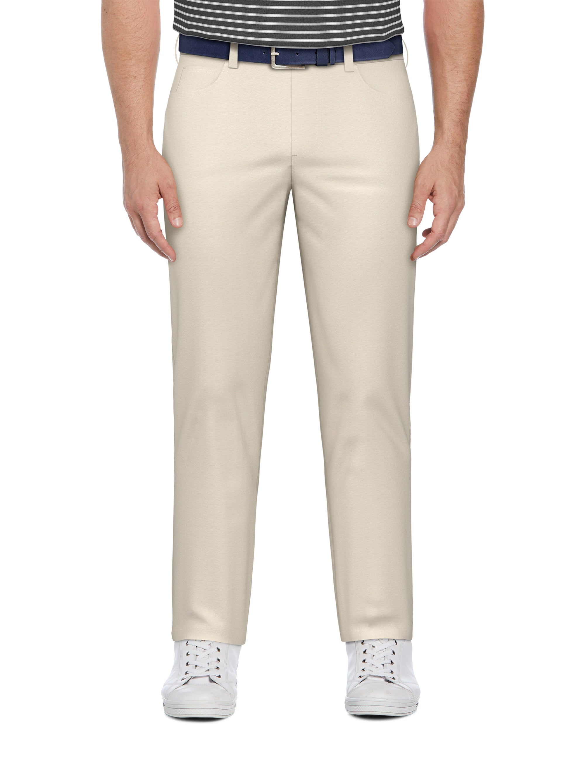 5 Pocket Performance Pull-On Golf Pant (Silver Lining) 