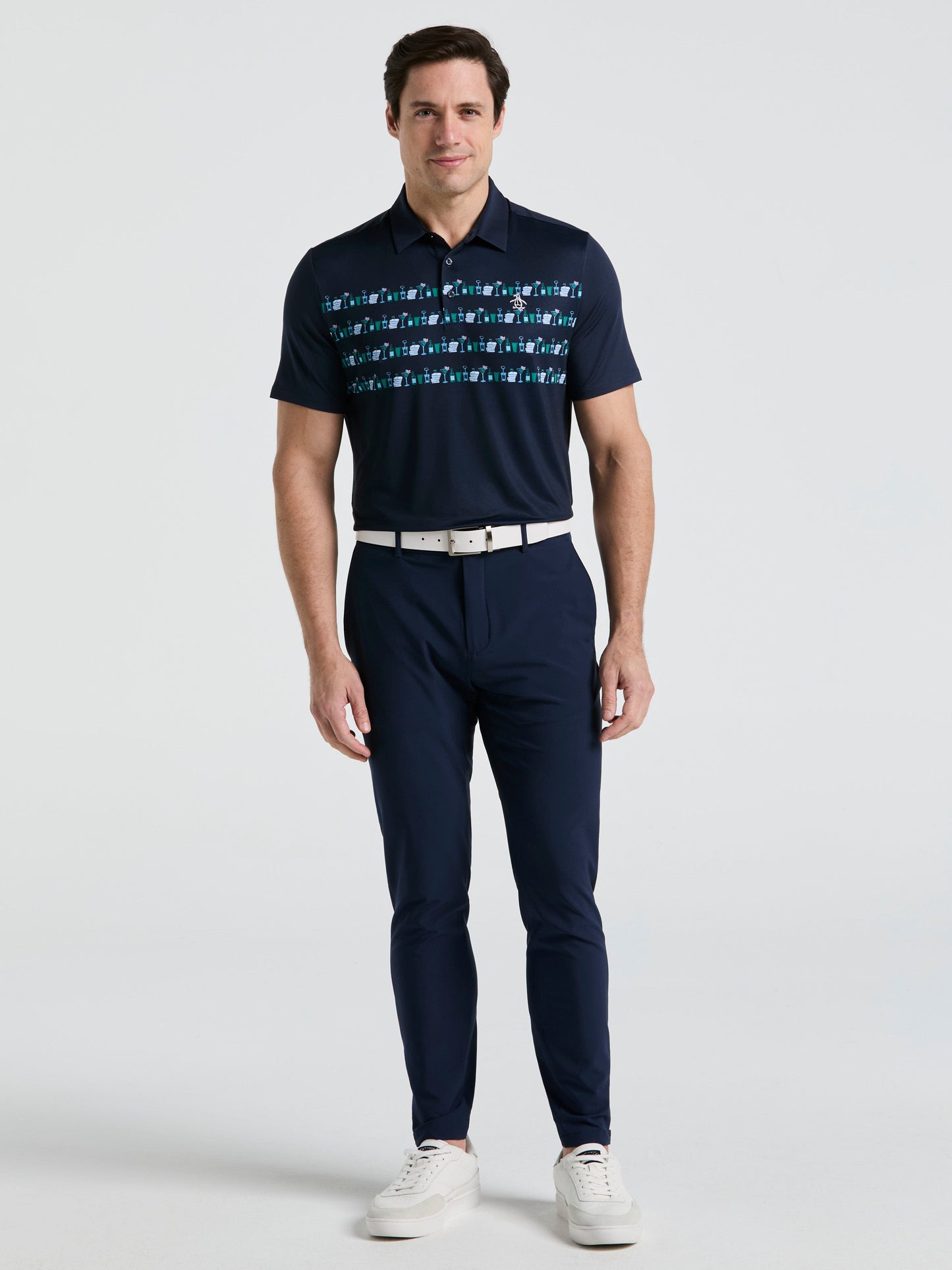 Men's Engineered Cocktail Novelty Golf Polo Shirt