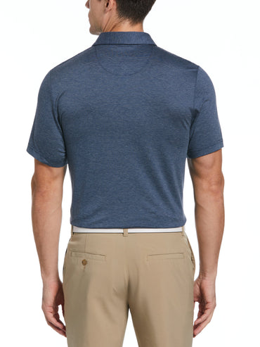 Men's Fine Line Eco Golf Polo with Pocket