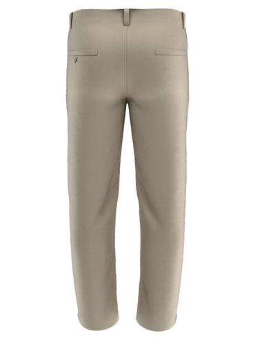 Men's Flat Front Active Waistband Golf Pant - Light Gray