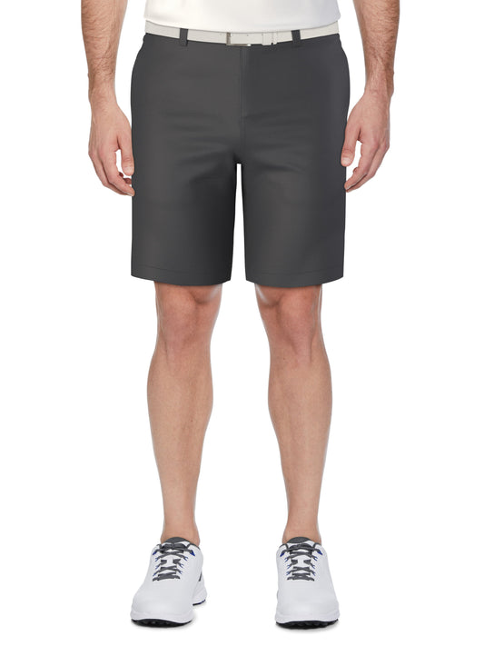 Men's Flat Front Horizontal Textured Golf Short