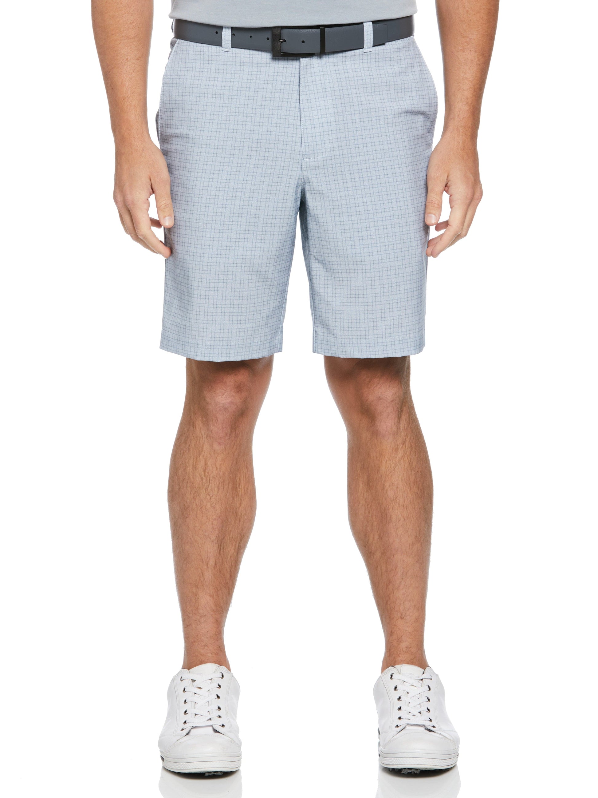 Flat Front Mini Geo Print Golf Short (Tradewinds) 