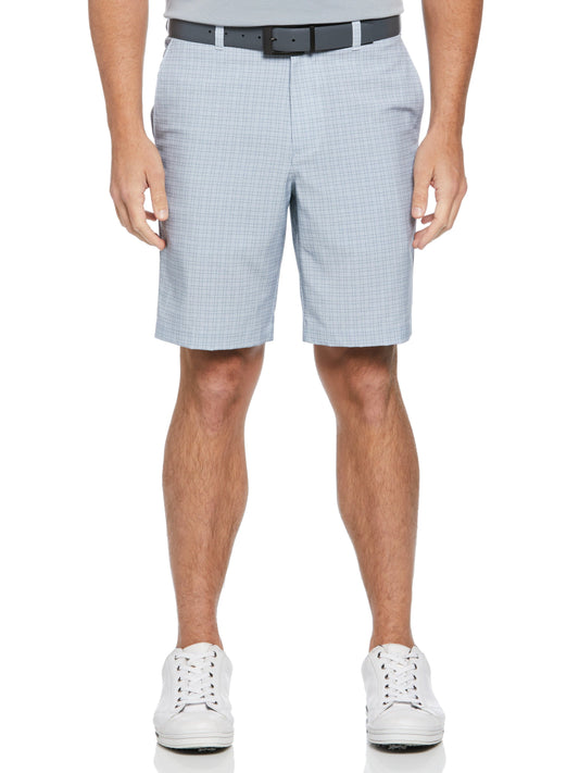 Flat Front Mini Geo Print Golf Short (Tradewinds) 