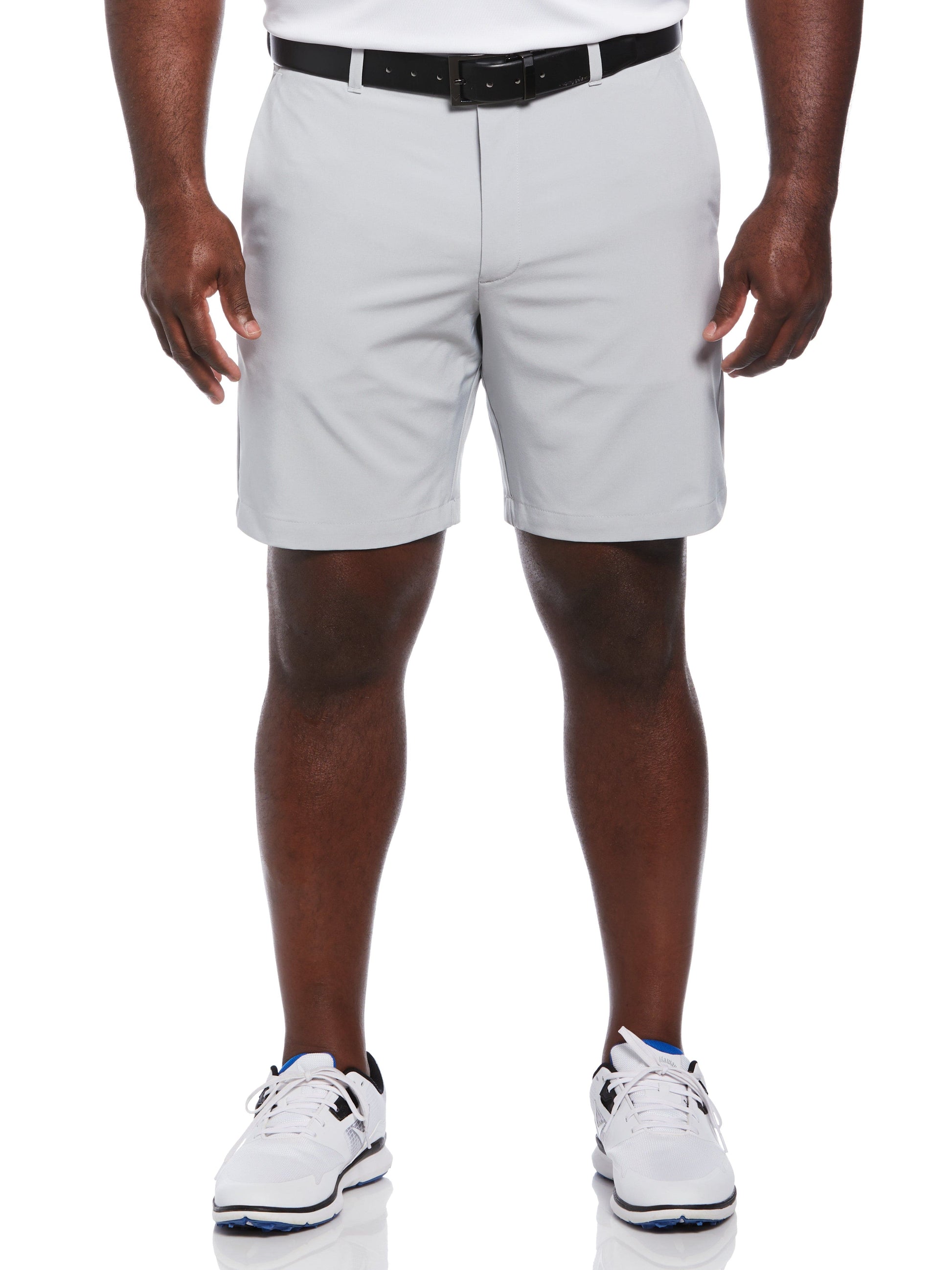 Flat Front Solid Golf Short (High Rise) 