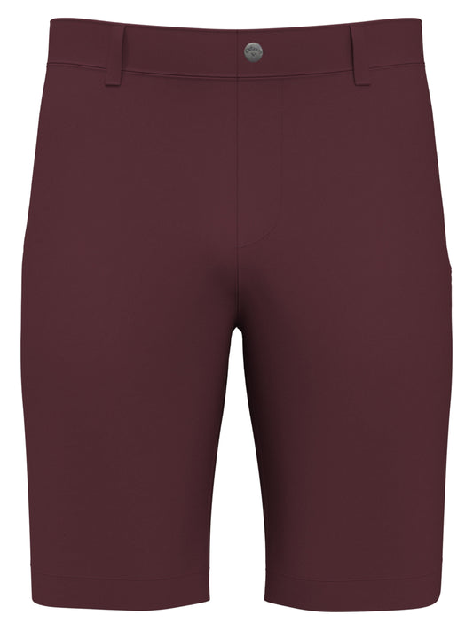Flat Front Solid Golf Short (Tawny Port) 