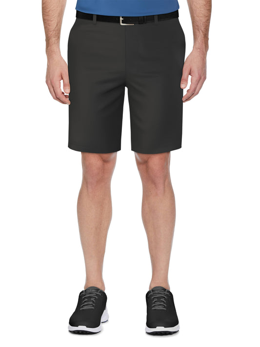 Men's Flat Front Solid Golf Short with Active Waistband
