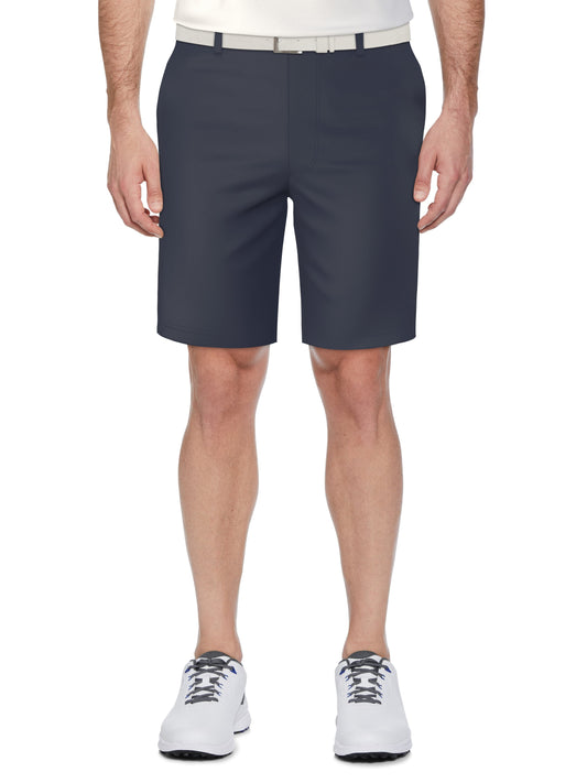 Men's Flat Front Solid Golf Short with Active Waistband