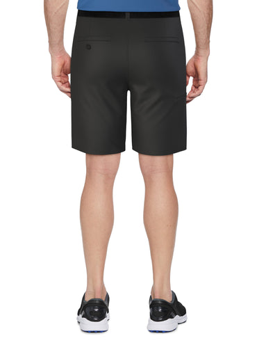 Men's Flat Front Solid Golf Short with Active Waistband