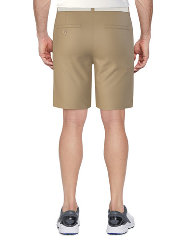 Men's Flat Front Solid Golf Short with Active Waistband