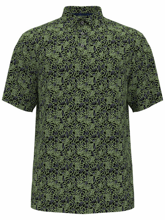 Men's Foliage Print Golf Polo